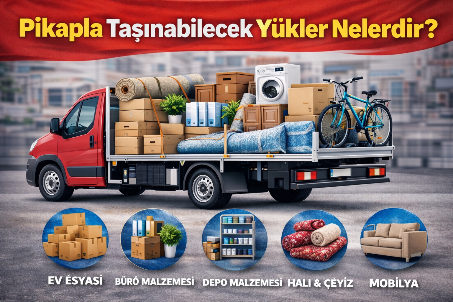 Pikapla Taşınabilecek Yükler